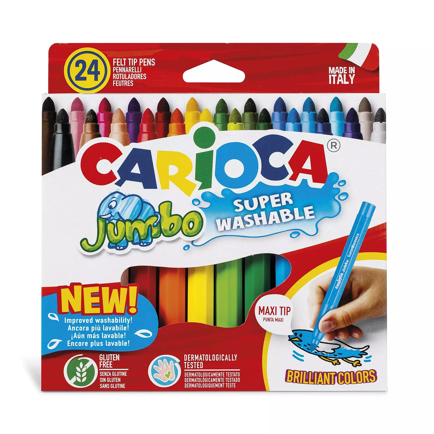 Carioca jumbo markers set طقم الوان كاريوكا جامبو  image