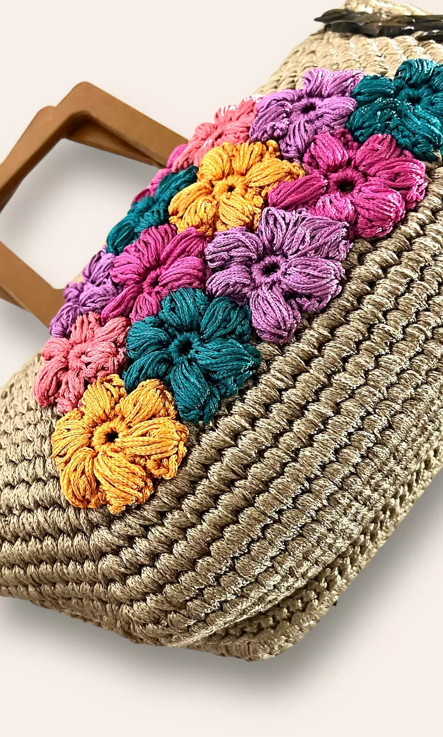 Flowery bag hover image