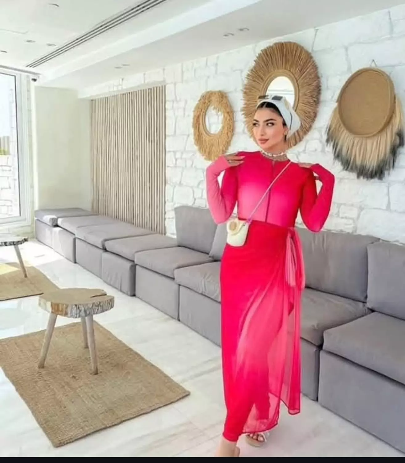 Hot pink burkini  4