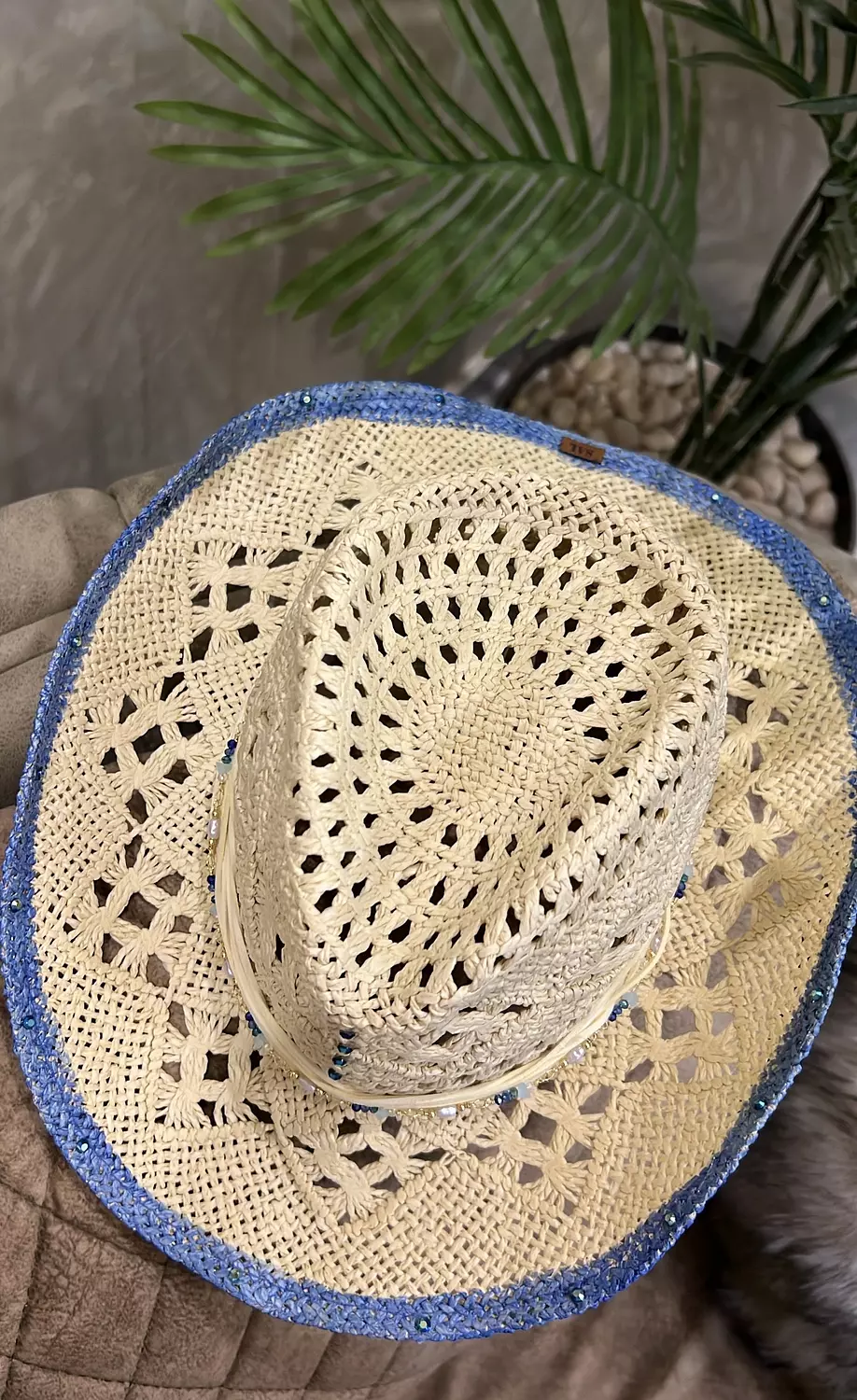 Coastal blue cowboy hat 3