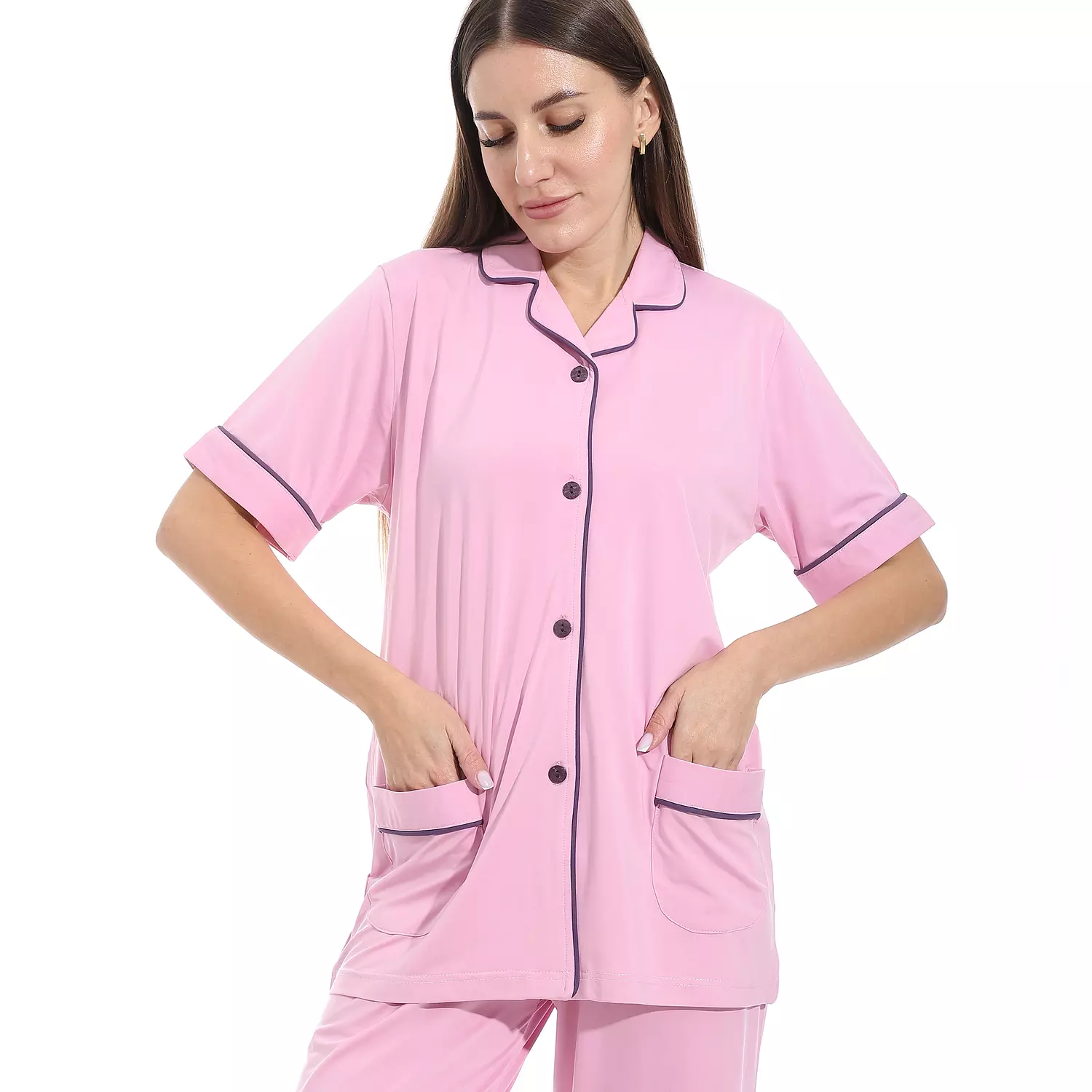Women Classic PJ - 2534 - Pink 3