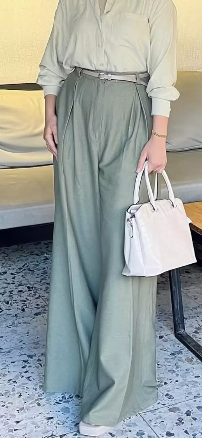 Emma Pants in Olive 1