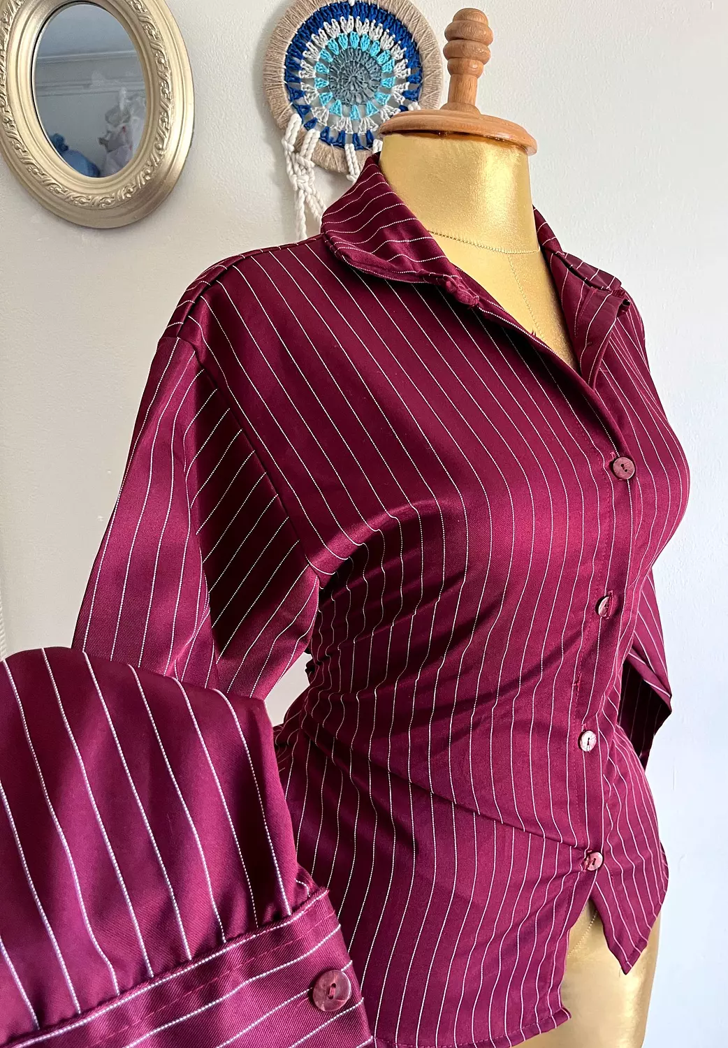 Corset stripe chemise 4