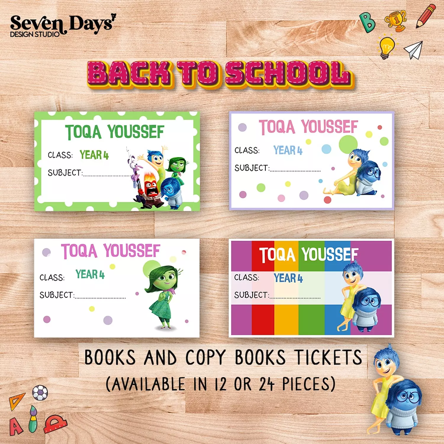 Inside Out School Labels 1