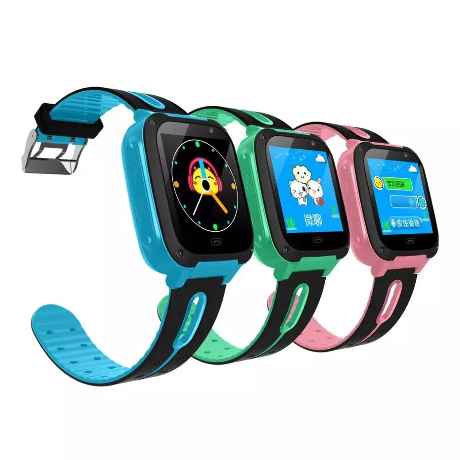Z4 Kids Smartwatch with HD Touch Screen Camera SOS and Calls Elegant blue 10