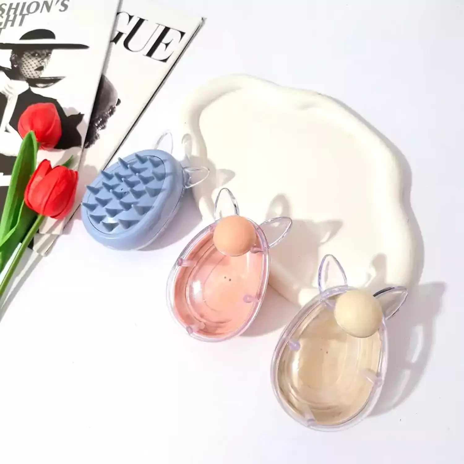 Shampoo Brush - Shampoo container  3