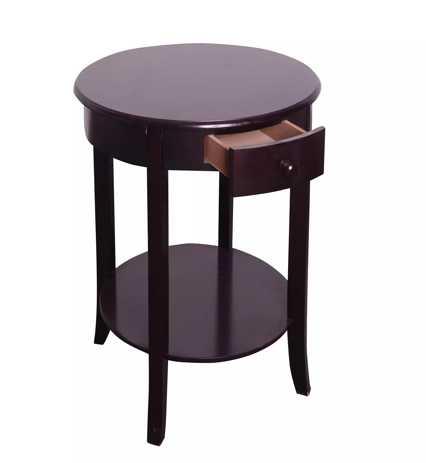 H125 wooden coffee table with drawer hover image