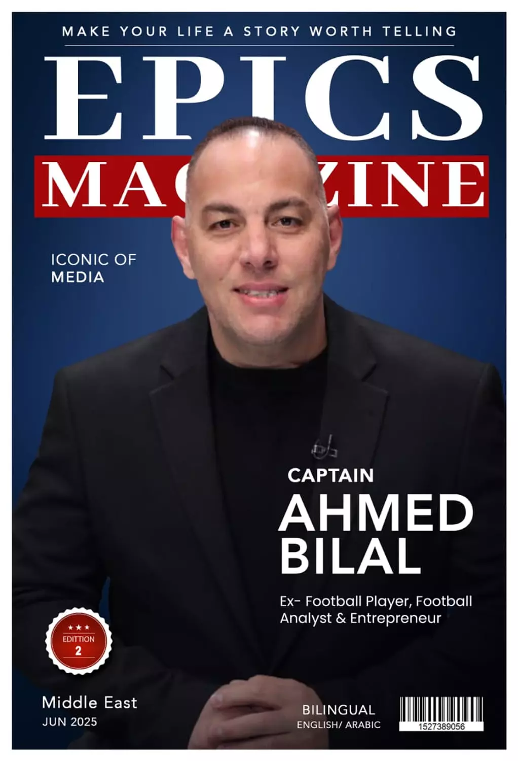 <p>🎖️🌐 Captain Ahmed Bilal, (Story)_Ex- Football Player, Football Analyst &amp; Entrepreneur.</p>