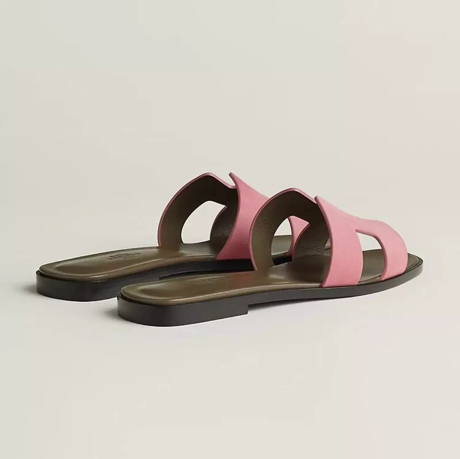 Hermes Oran Sandal Rose Du Desert Goatskin  3