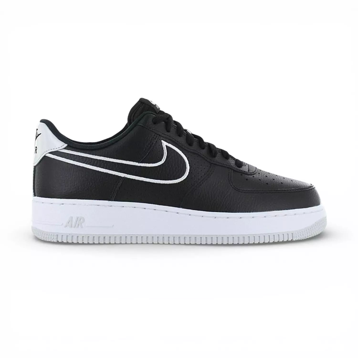 Nike air force outline swoosh black image