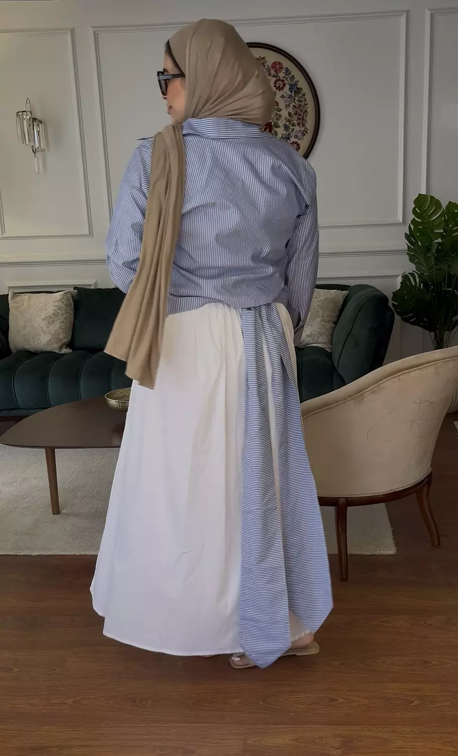 Blue Pinstripe Shirt 2