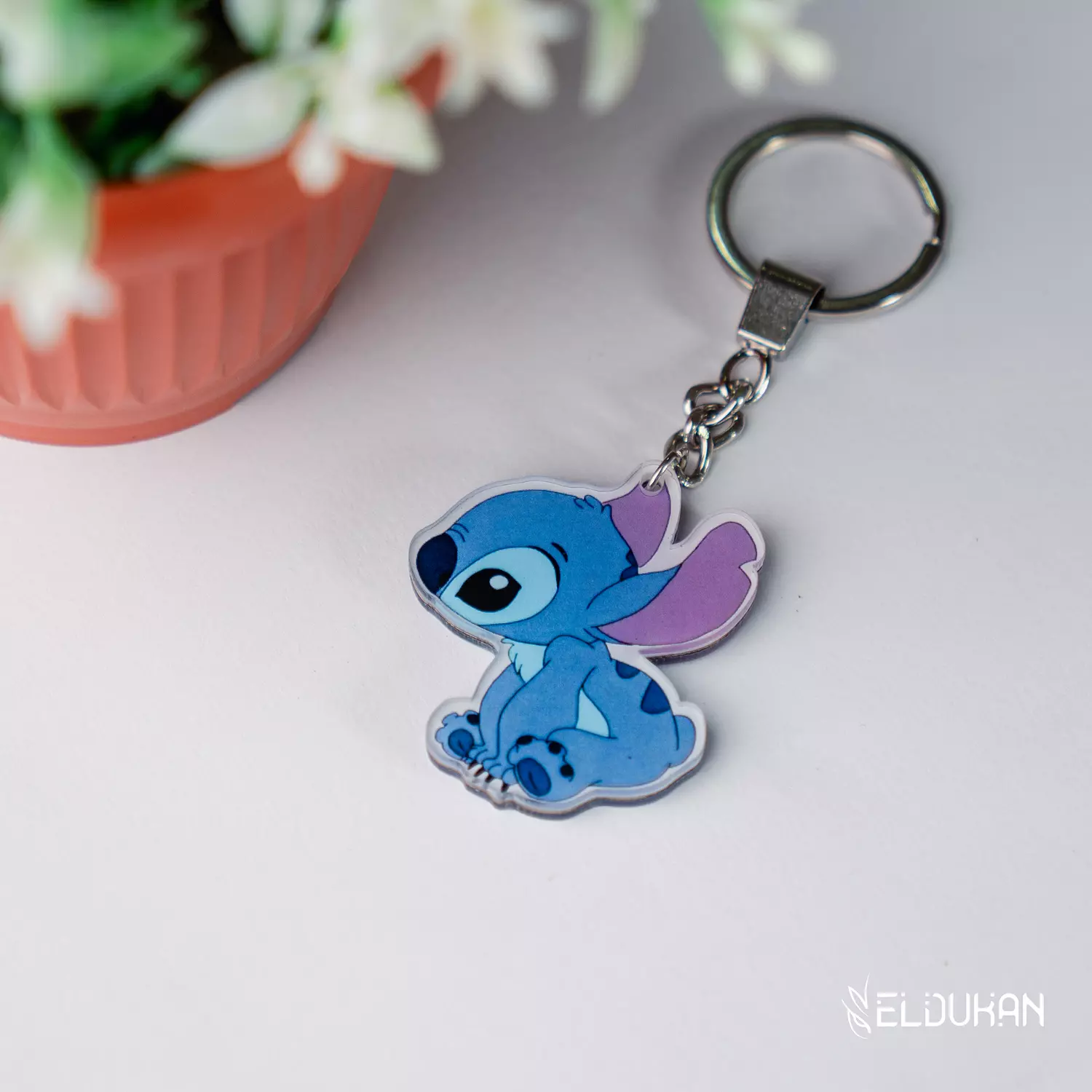 Stitch acrylic keychain