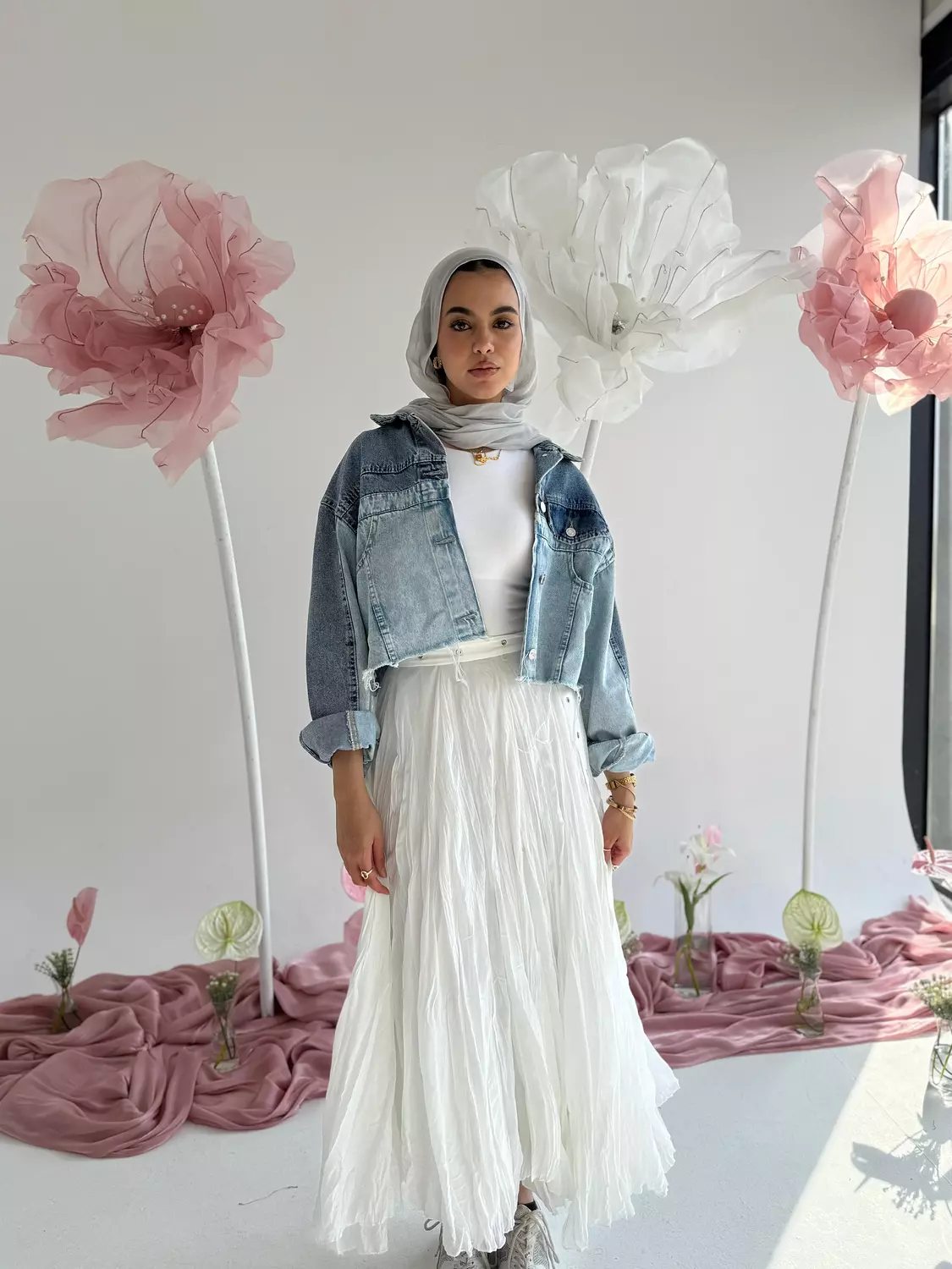 Whisper Skirt in White image