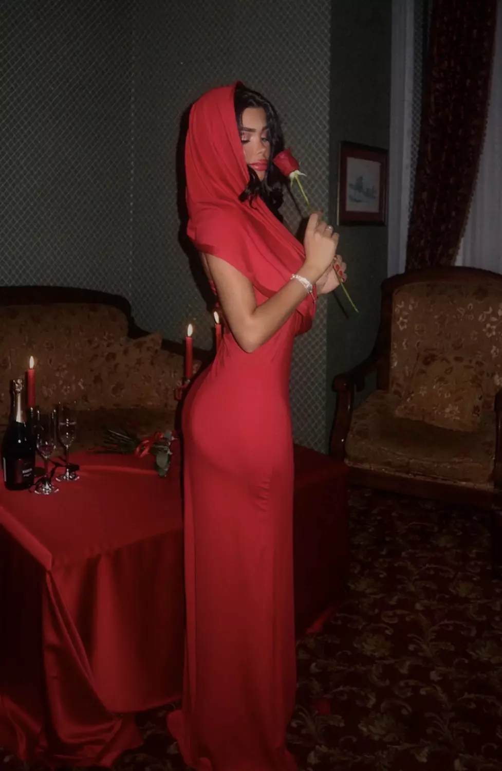 Hooded Wrap Dress 9