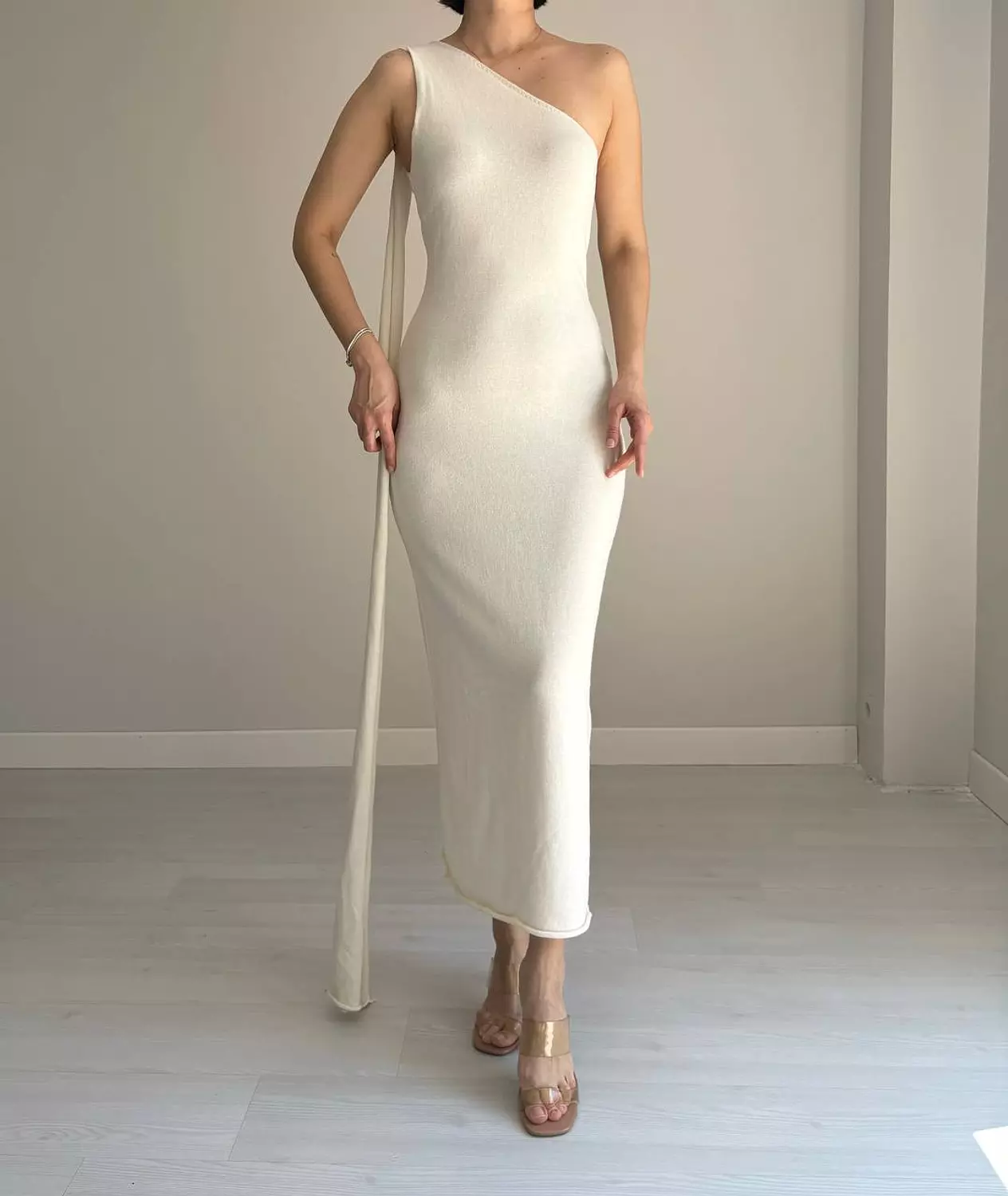 Triko Neck Scarf Dress hover image