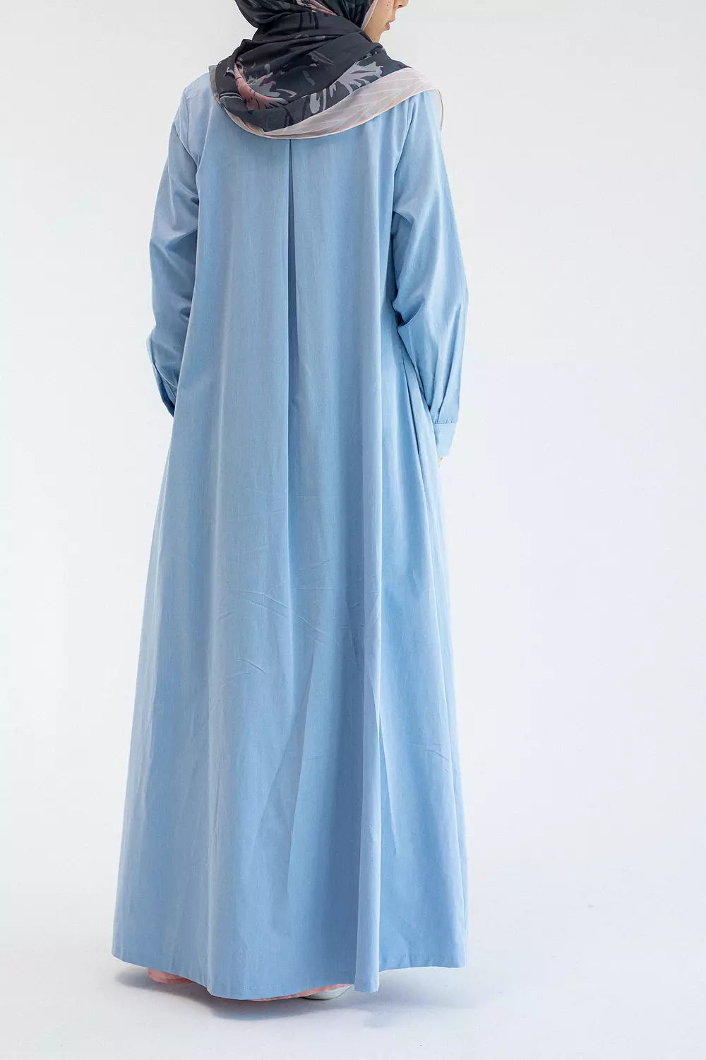 Sky Blue Abaya Dress 2