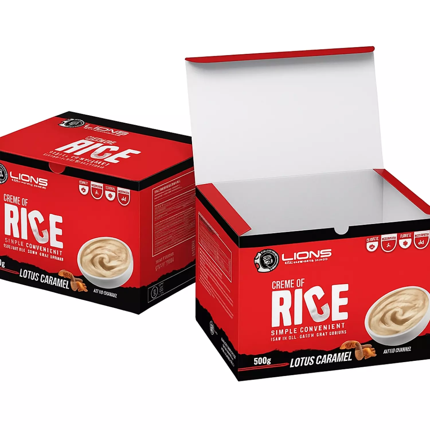 ريم الأرز Lions Nutrition – 500 جم – خالي من الجلوتين Lions Nutrition Cream of Rice – 500g – Gluten Free image