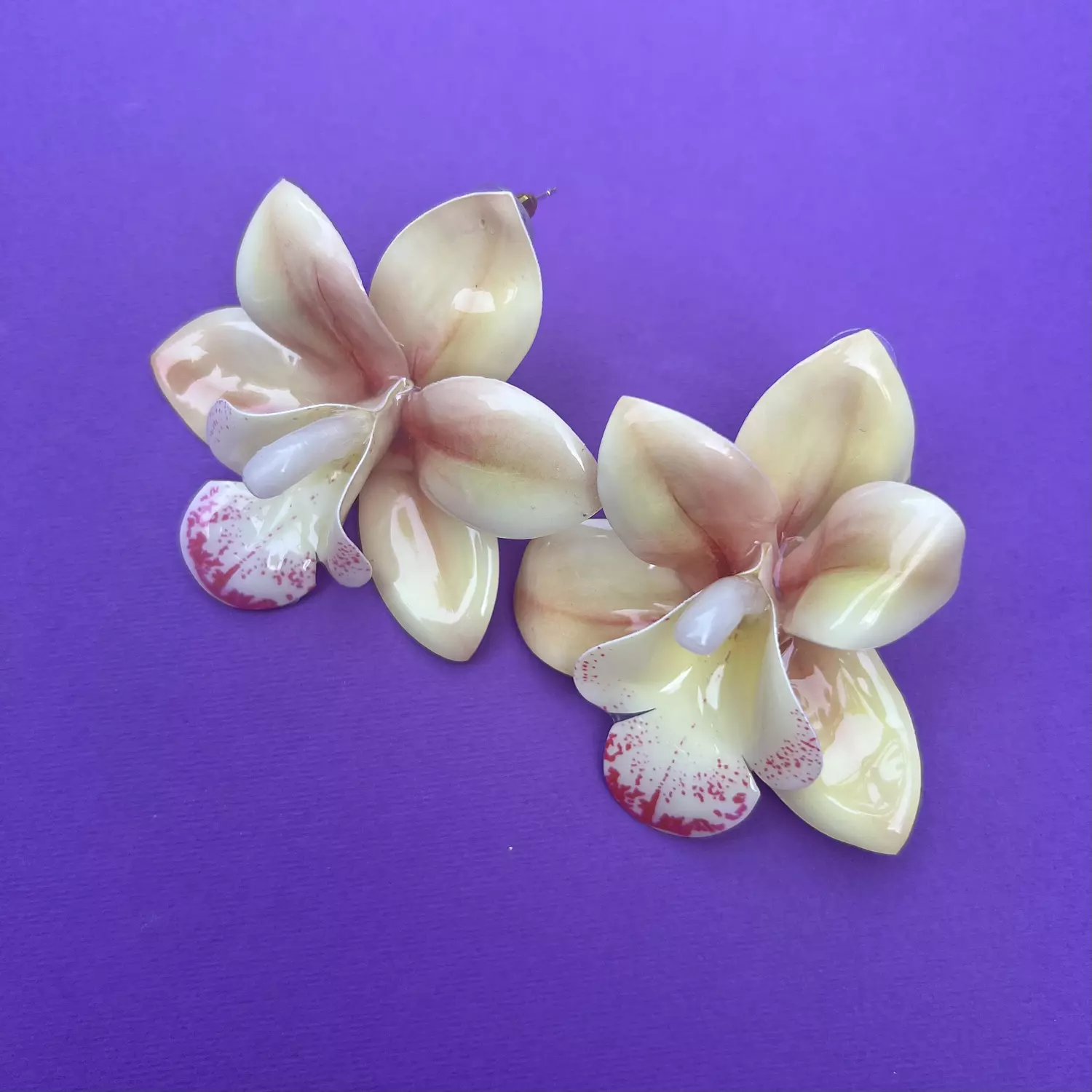 Yellow Lilly Earrings  hover image