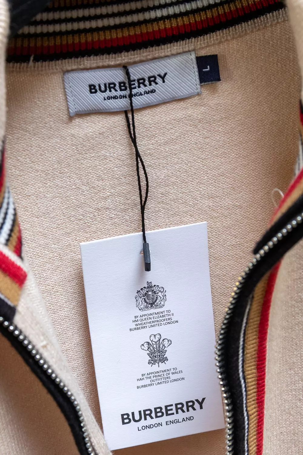 BURBERRY FULL ZIPPER PULLOVER / 1549 9