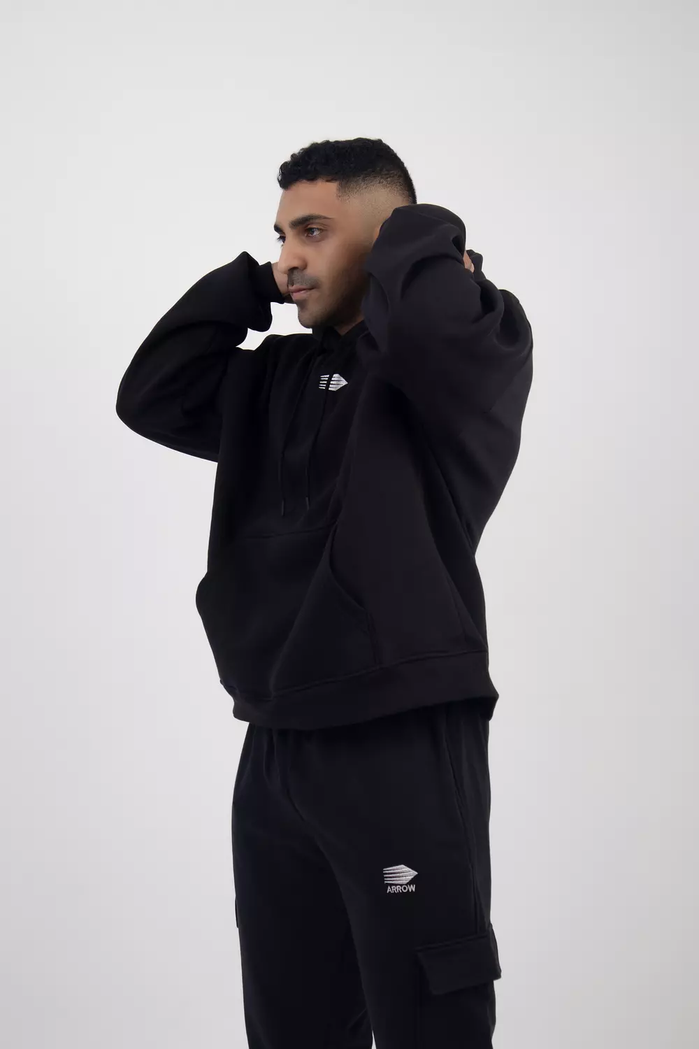 oversized Hoodie Black  2