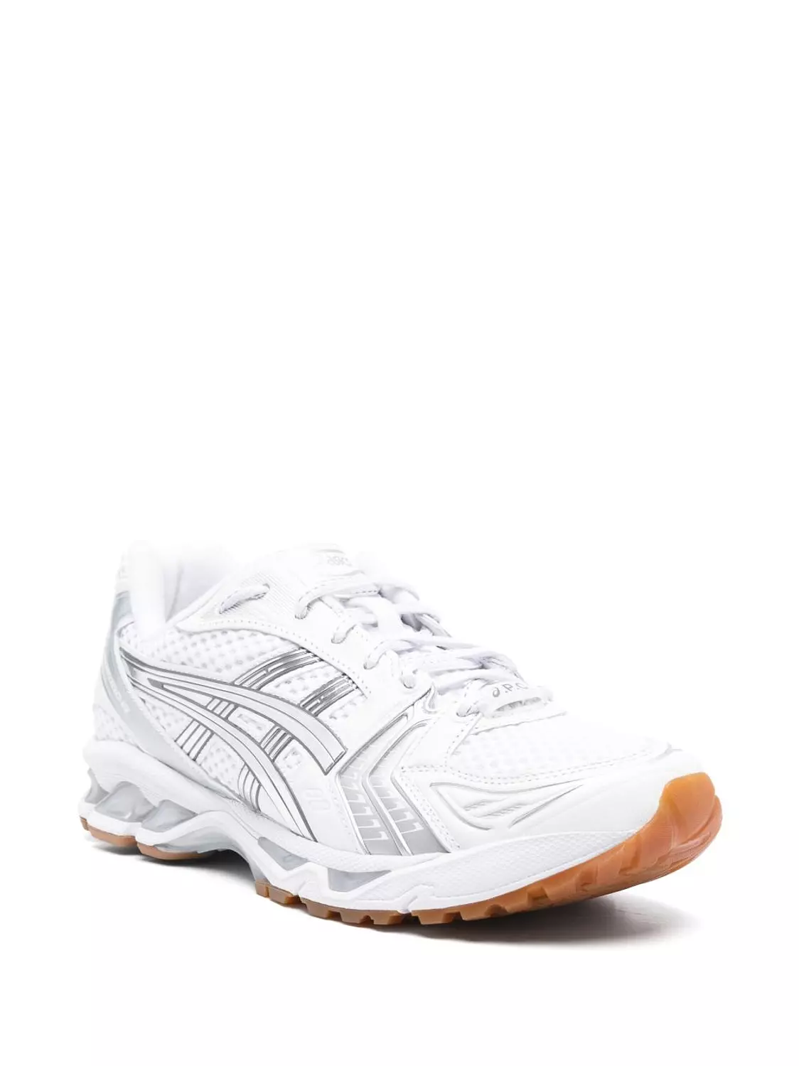 Asics gel kayano white pure silver  1