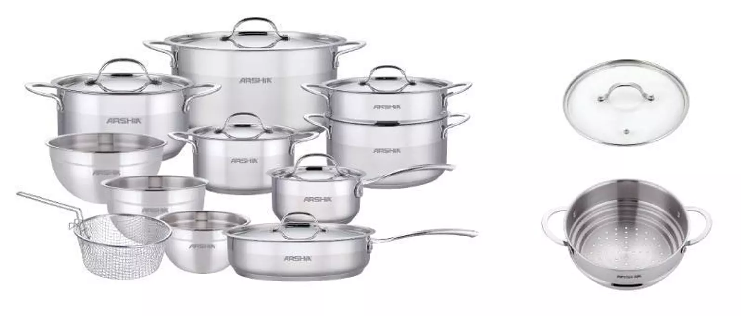 Steel set 21 pieces from Arshia 1