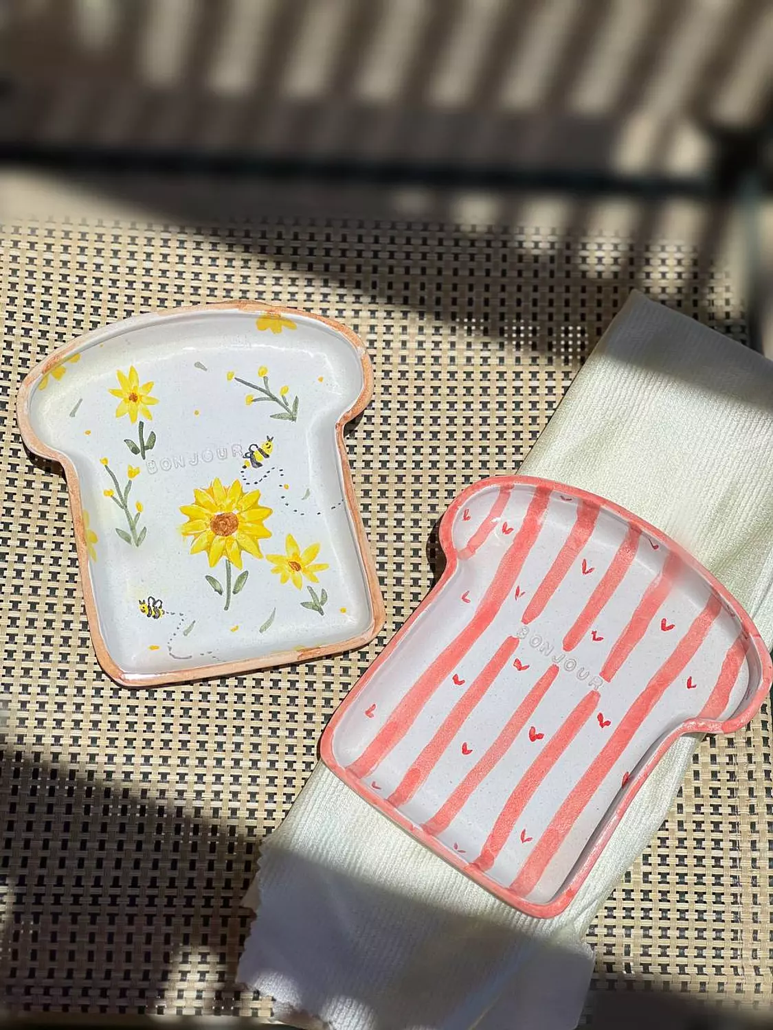 Bonjour heart & Bees set image