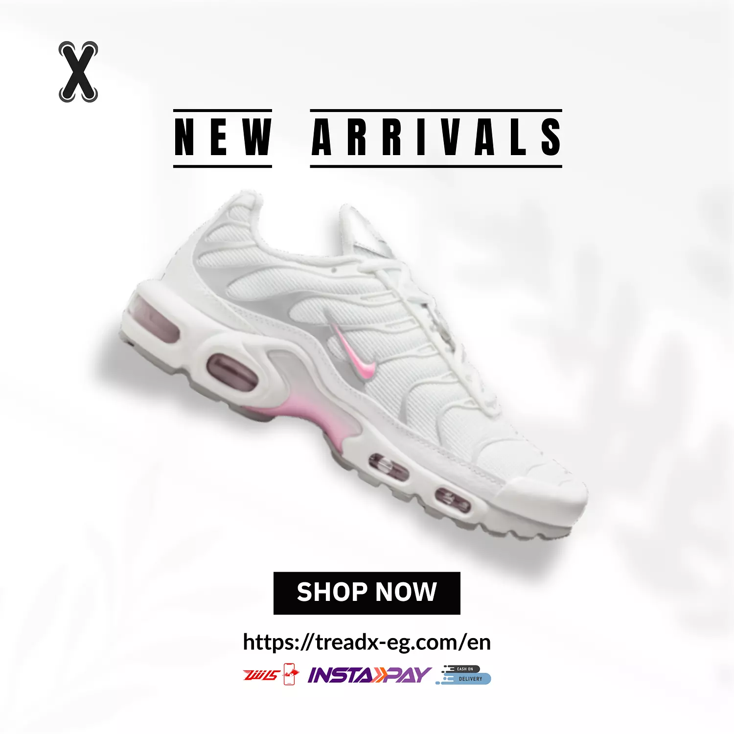 Nike Air Max Plus Tn White Pink image