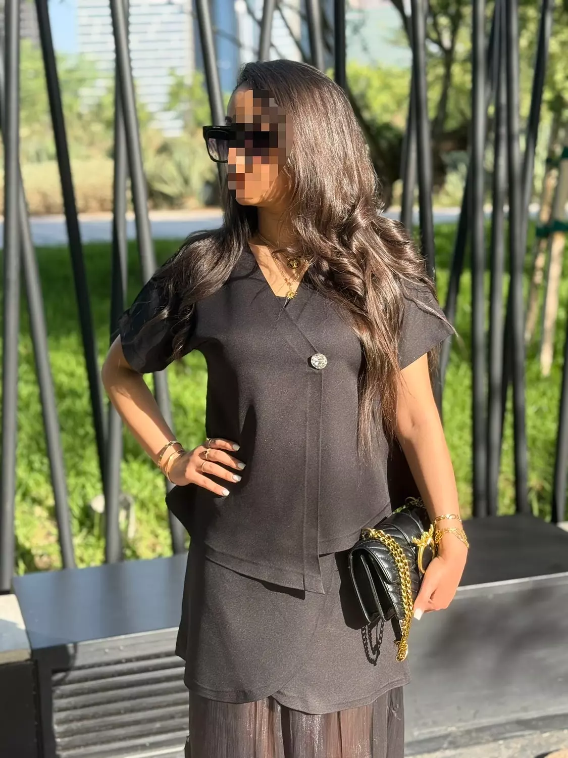BLACK SKIRT SUIT image