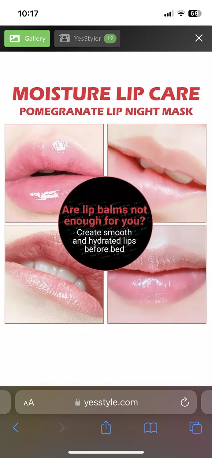 CARE:NEL - Pomegranate Lip Night Mask 5g 2
