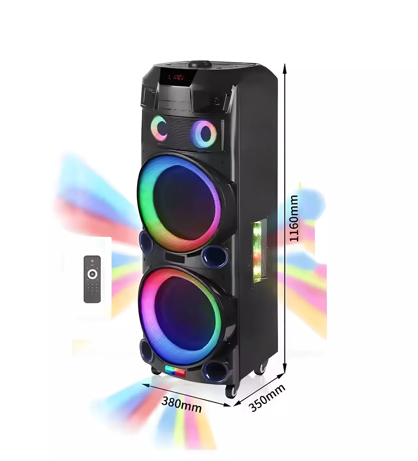 Vovo V-1190 80W Double 10-inch Party Speaker 3