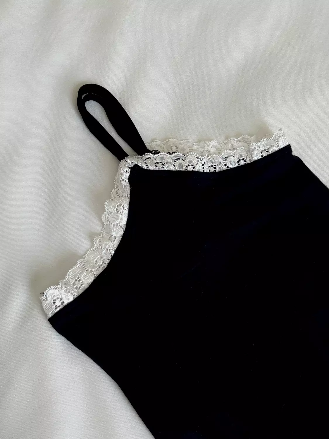 Black & White Lace Pyjamas  4