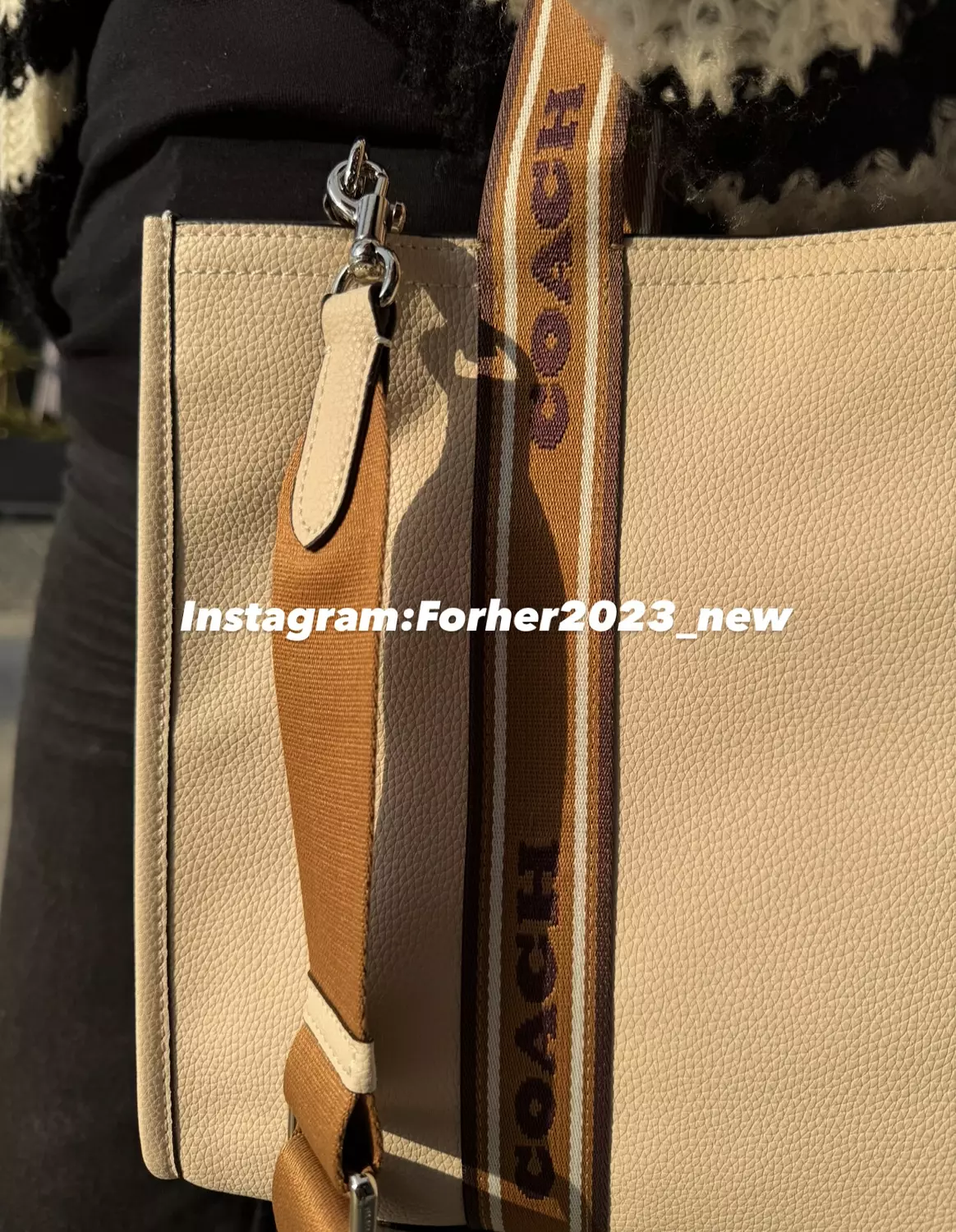 Coach smith leather tote bag 6