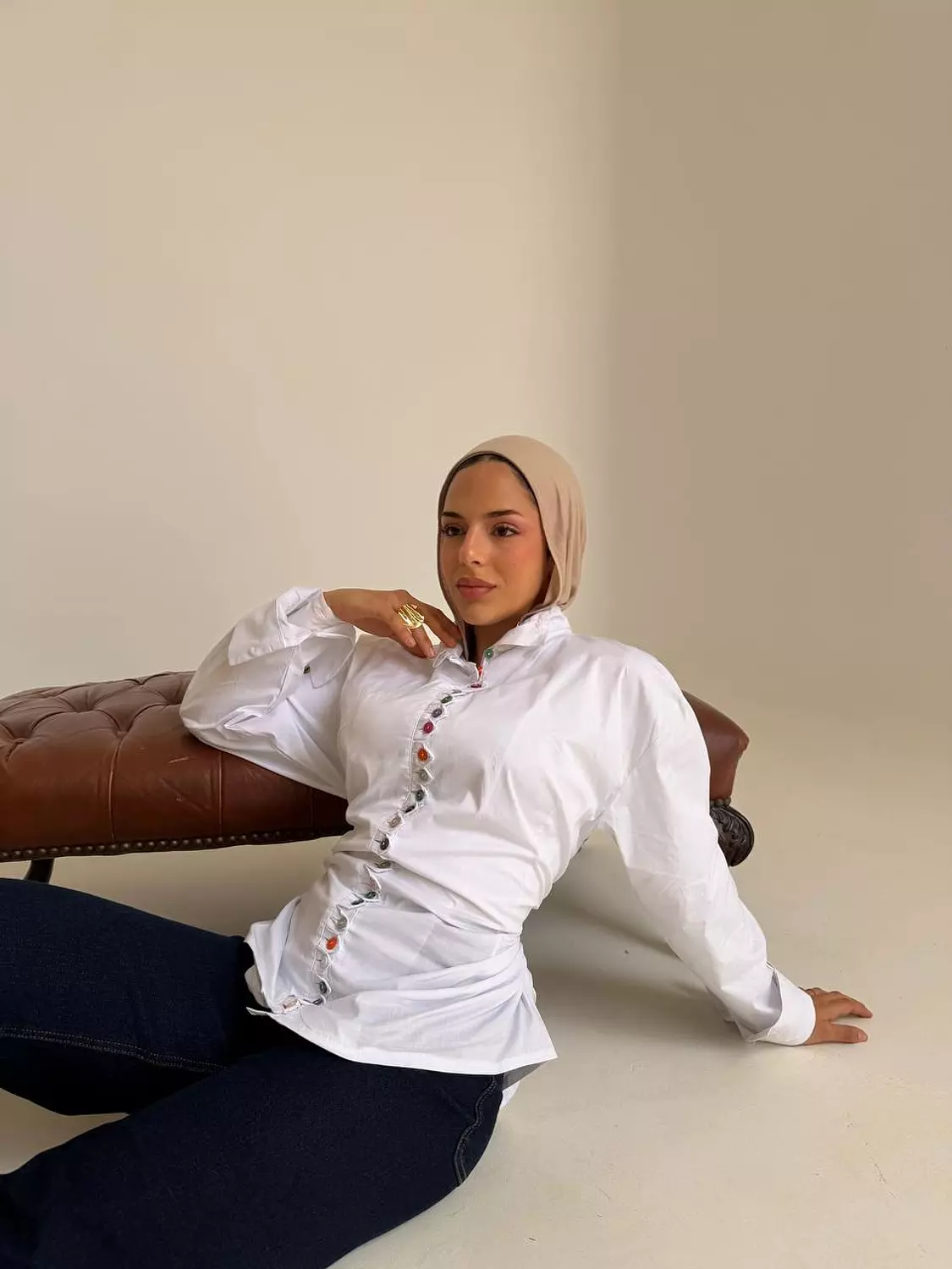 Coloured Buttons Shirt 1