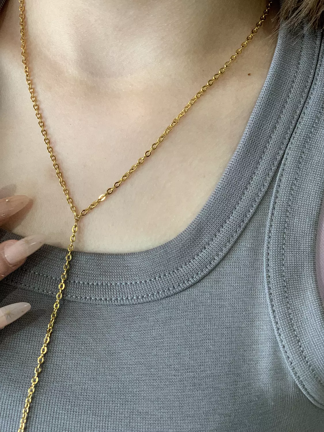 Basic y necklace  image
