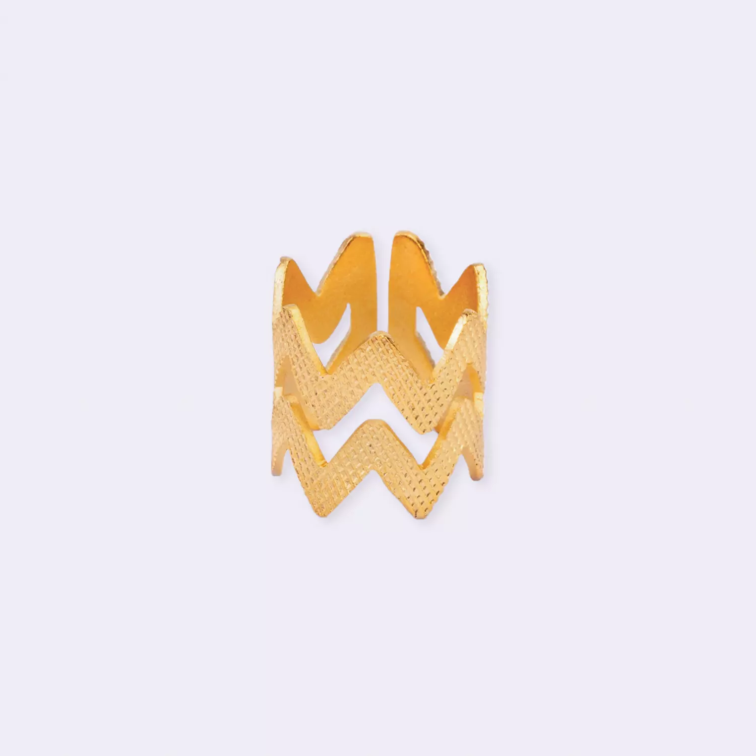 Double Zigzag Ring hover image