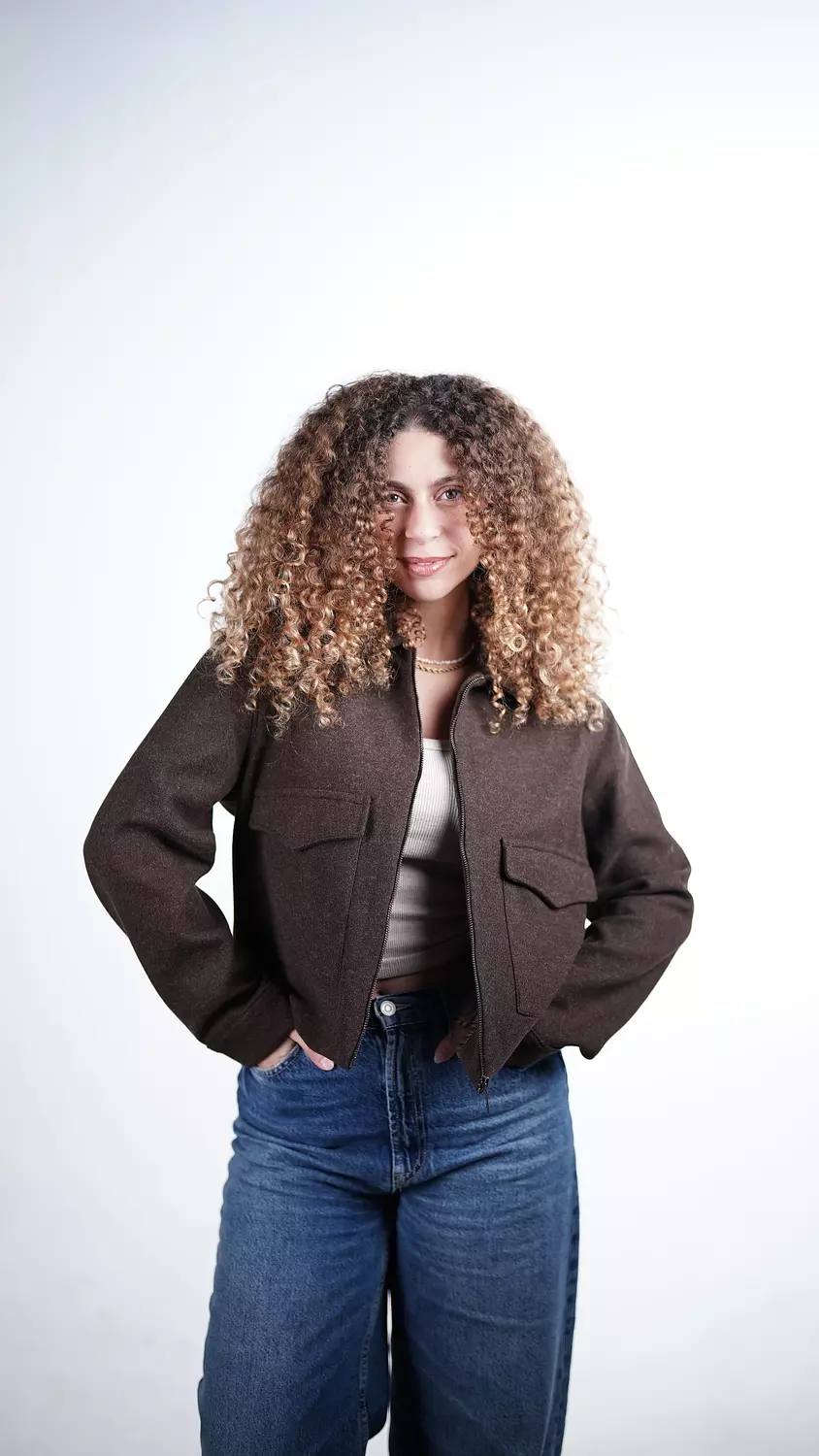 The Urban Wool Zip Jacket- Brown  image