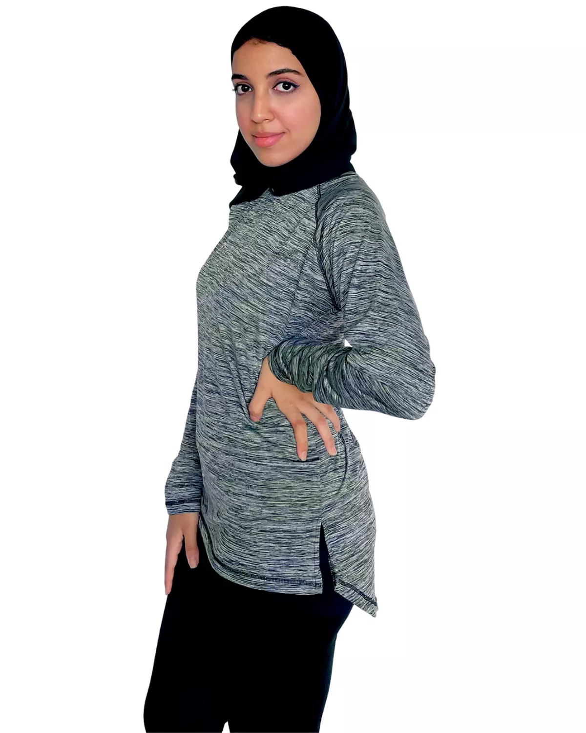 Stripped grey t-shirt  4