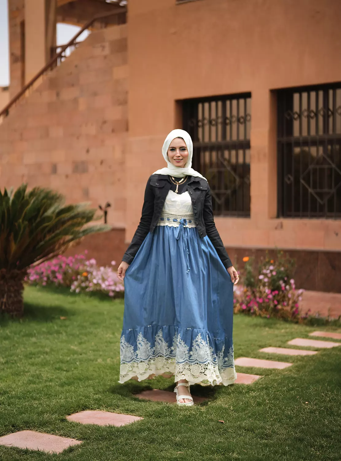 Light jeans dress 2