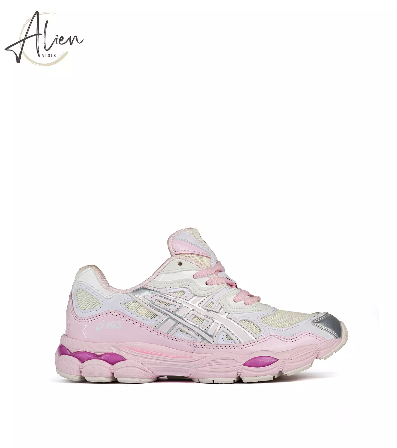 ASIC GEL-NYC PINK CREAM SILVER WOMEN image