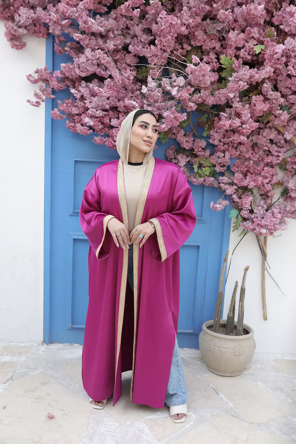 Serma cardigan satin 5