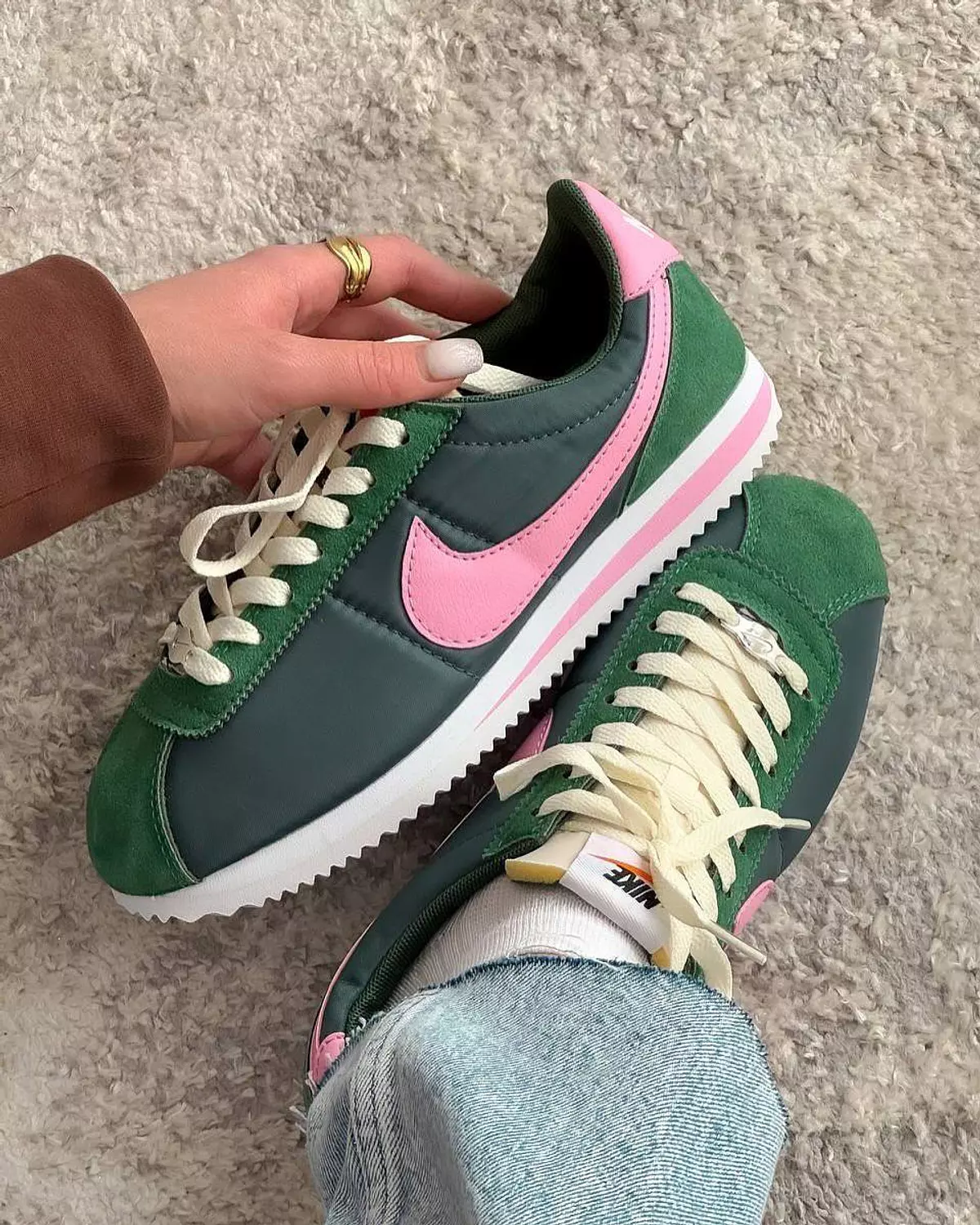 Cortez Pink/Green 1