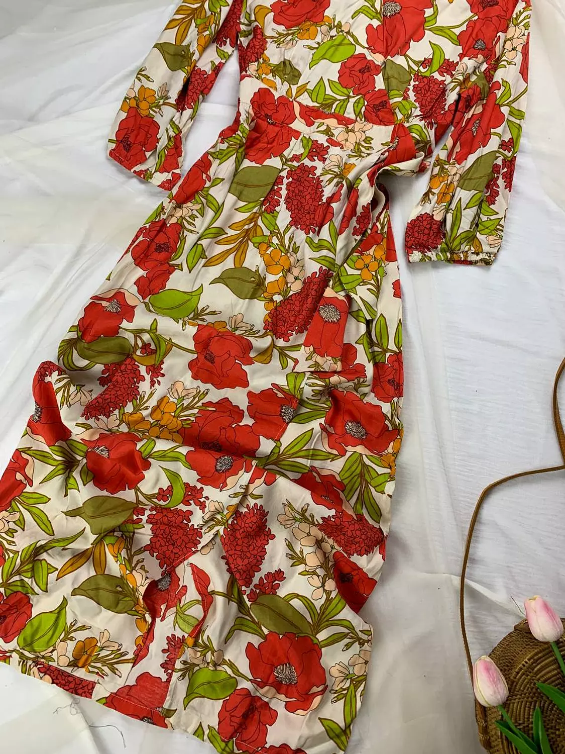 Floral cotton dress from Splash hover image