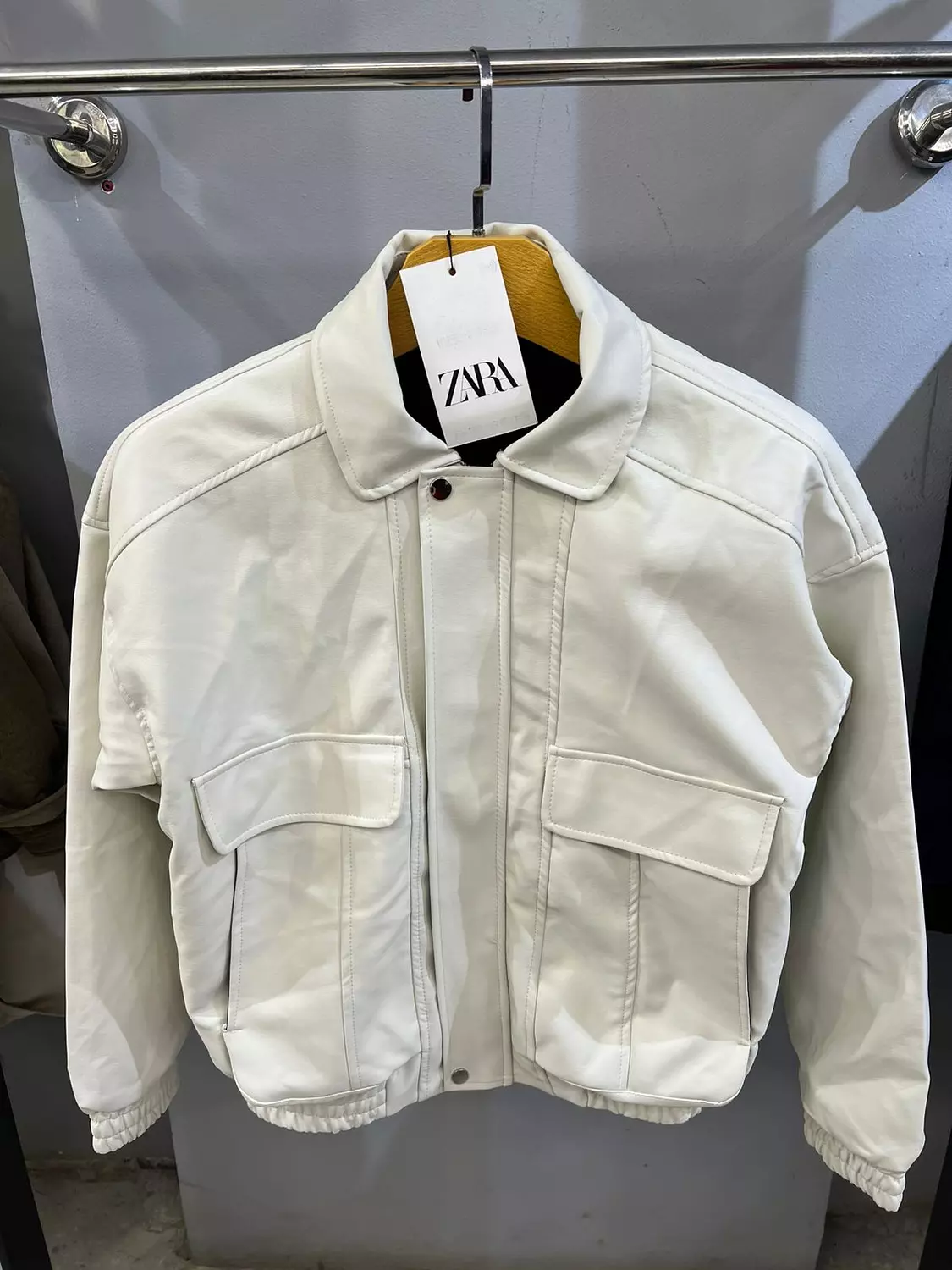 ZARA LEATHER JACKET  hover image