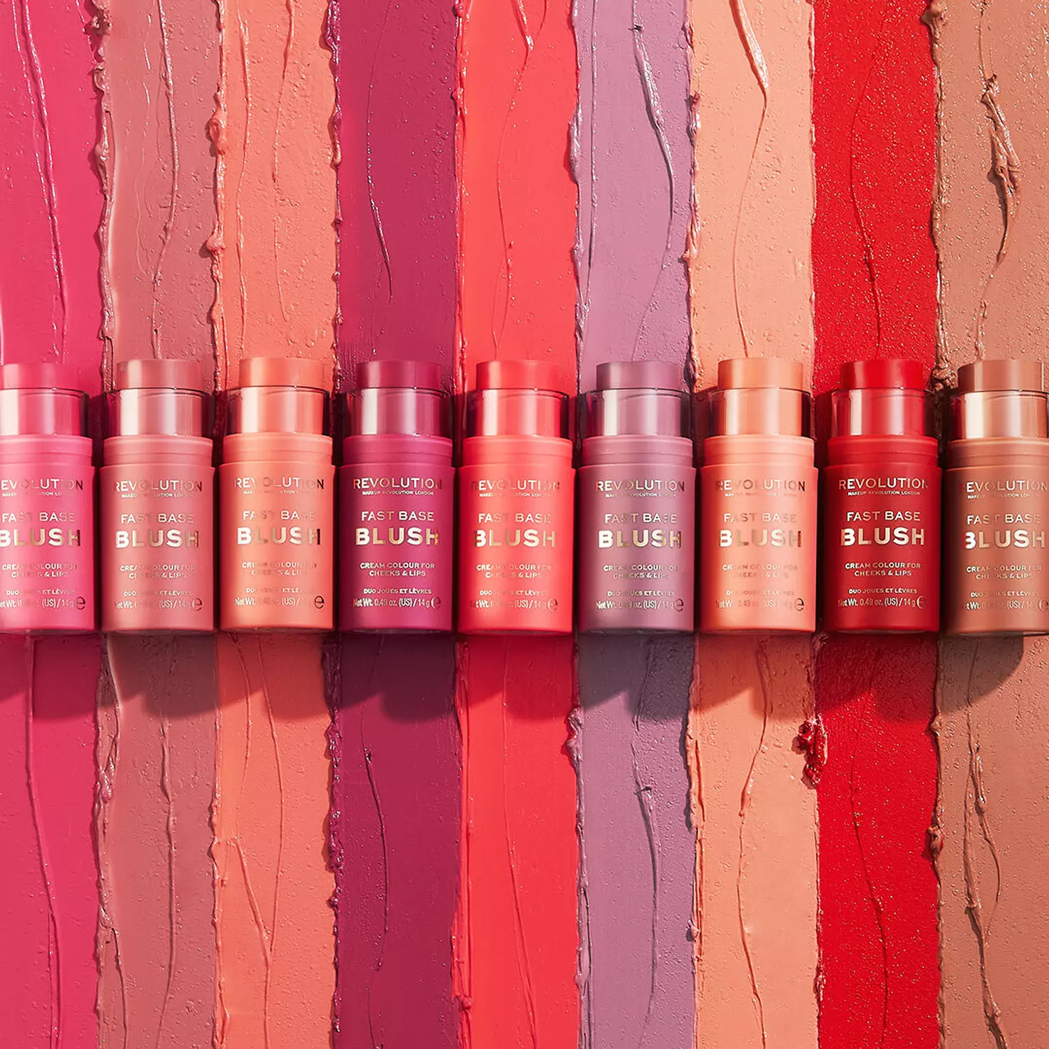 Makeup Revolution Fast Base Blush Stick Rose 2