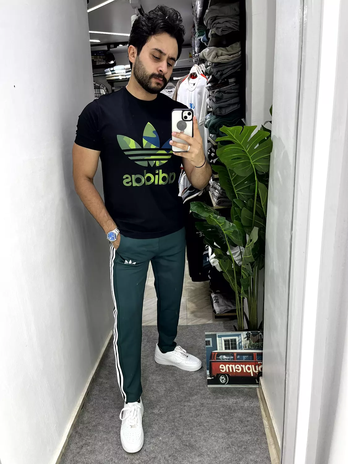 adidas green image