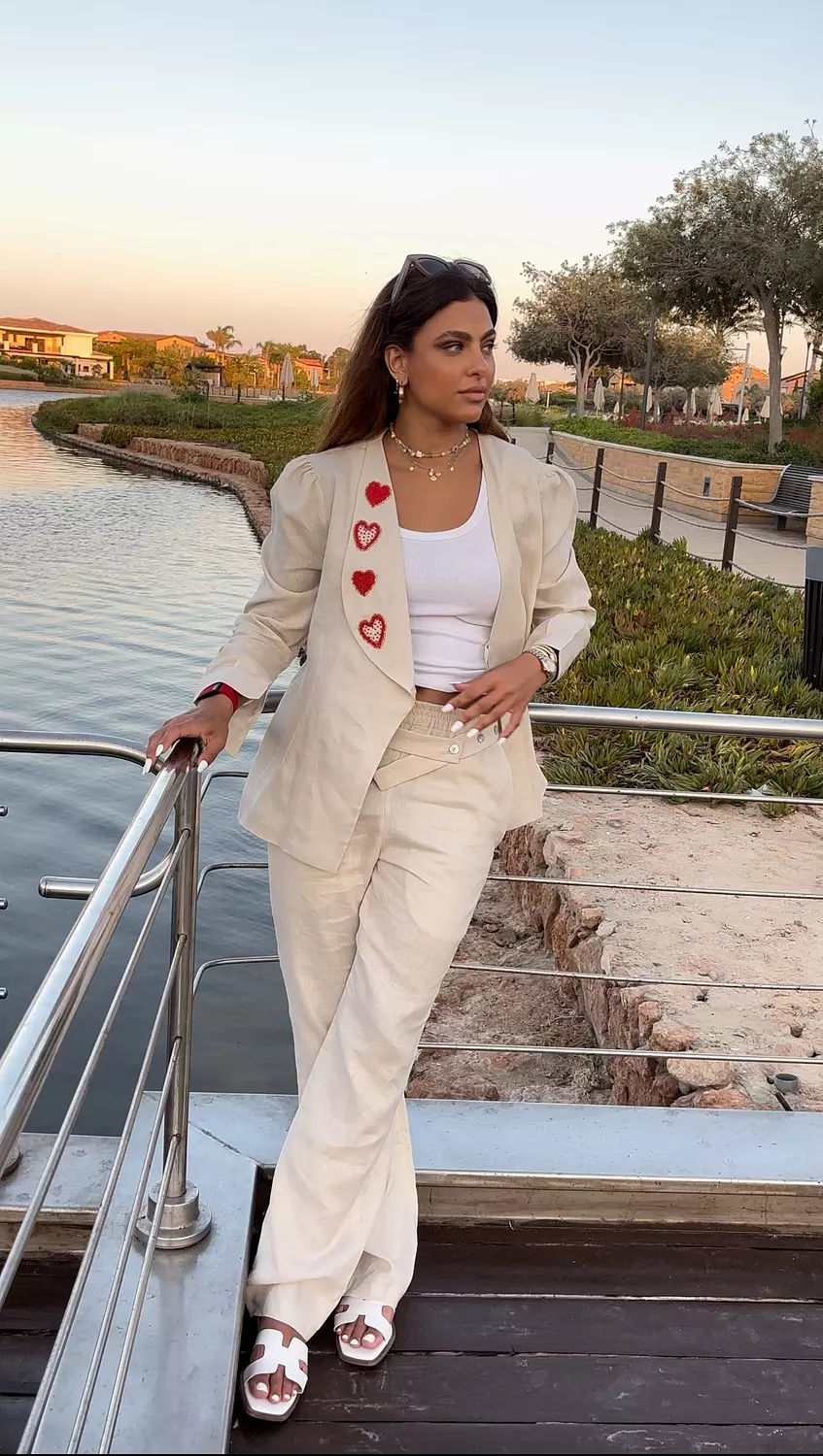 The Hearts Wrap Blouse image