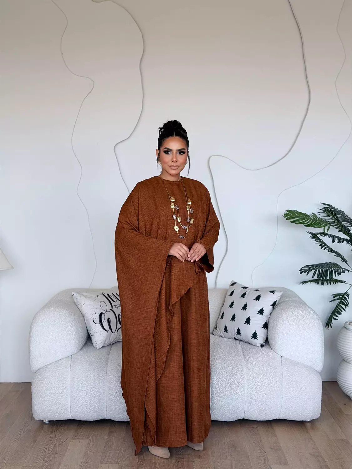 The Flowy Set In Brown 3