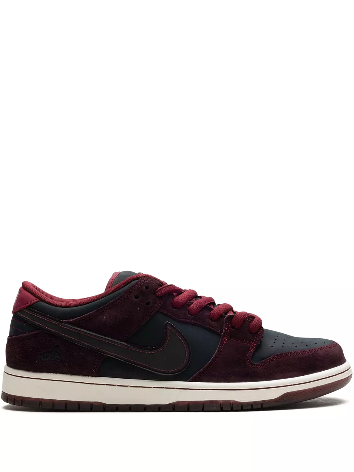 Nike x Riot Skateshop SB Dunk Low "Mahogany/Dark Beetroot/Team Red/Sail/Night Maroon" Sneakers image