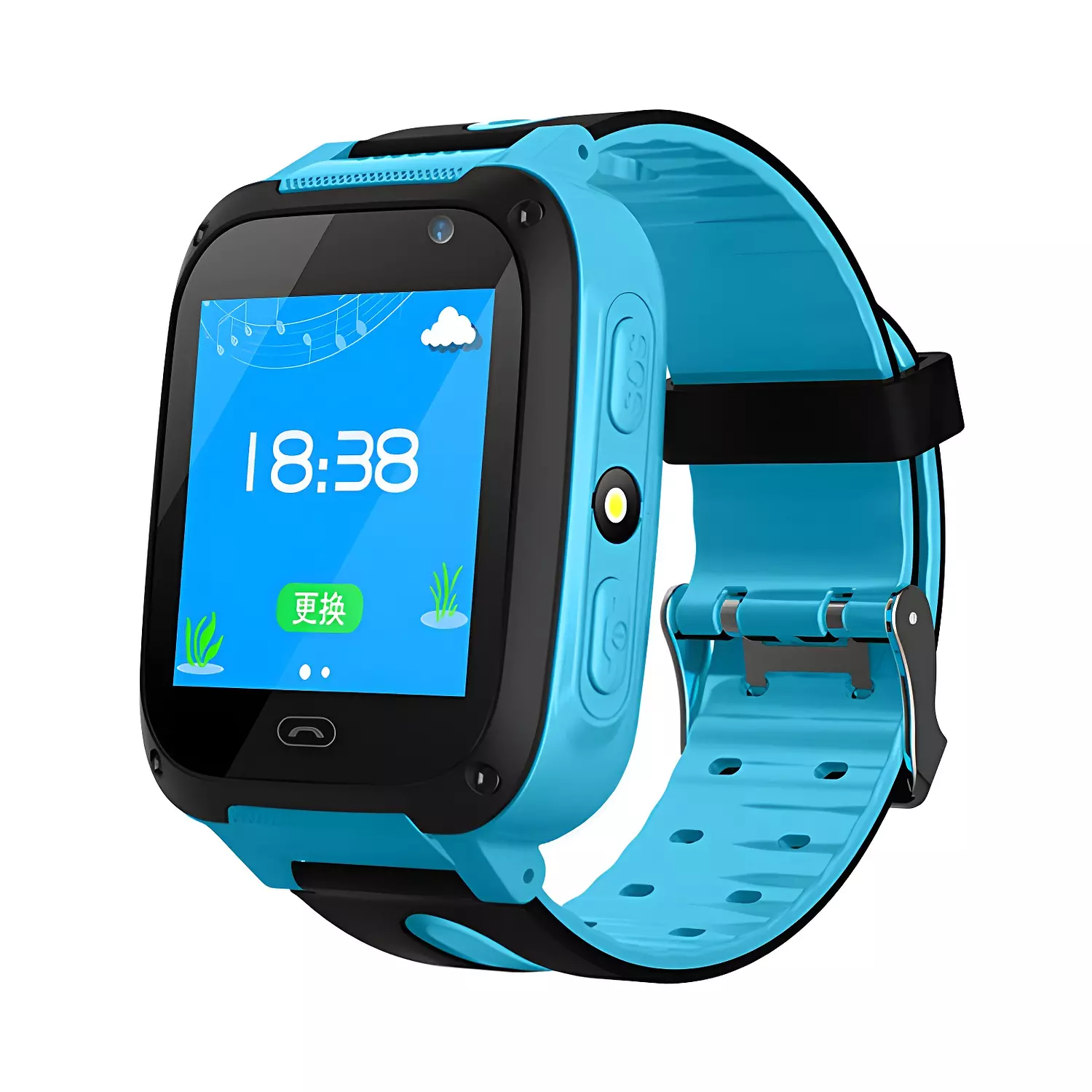 Z4 Kids Smartwatch with HD Touch Screen Camera SOS and Calls Elegant blue image